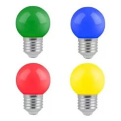 Lampara LED 1W ROJ E27 Gota