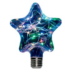 Lampara LEDs 1,5W RGB Estrella GLITTER