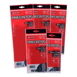 Precinto 350x 7,6mm NEG Nyl