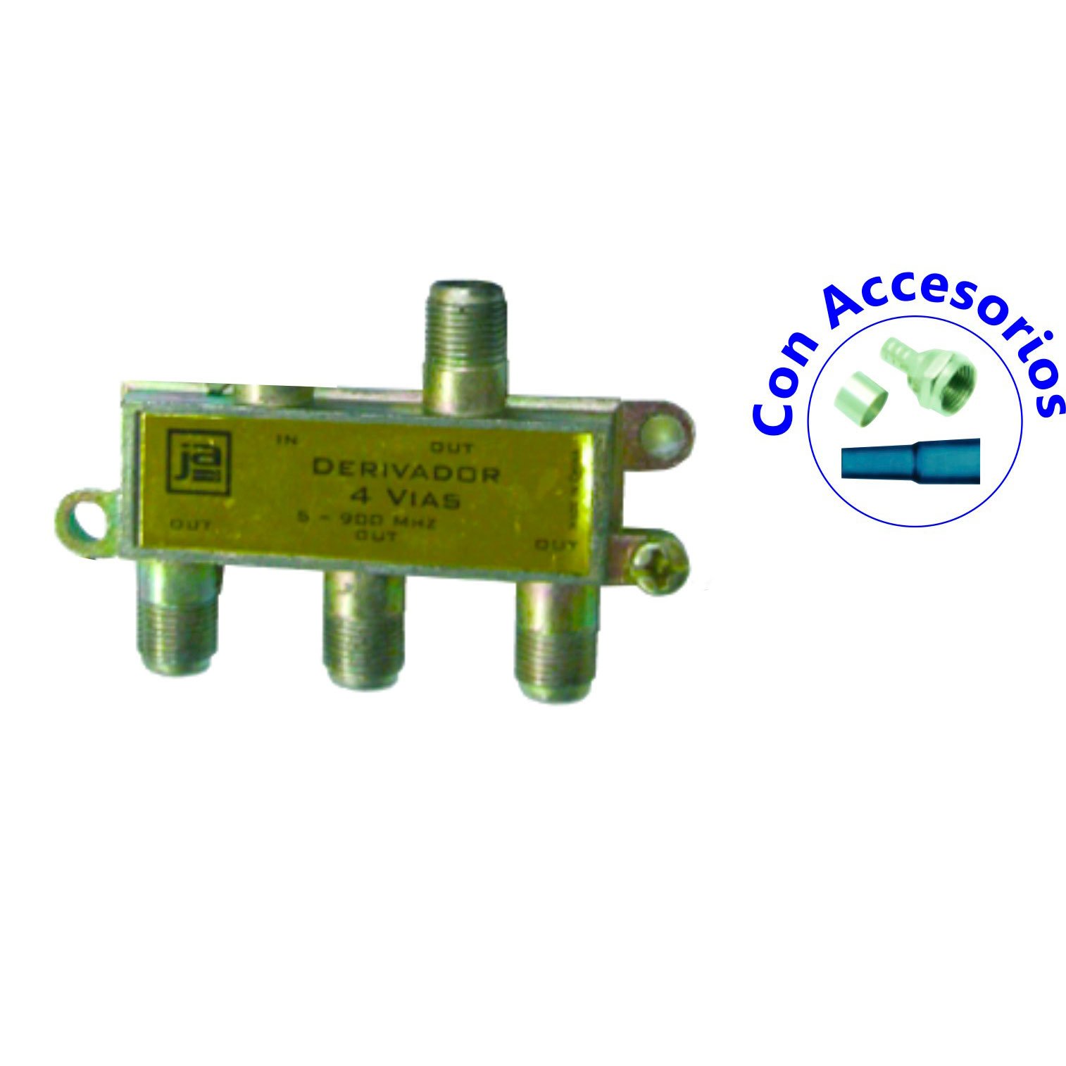 Repartidor TV exter 3x 75ohms 0,9GHz completo