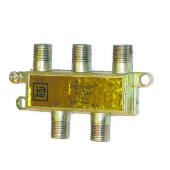 Repartidor TV exter 4x 75ohms 0,9GHz completo