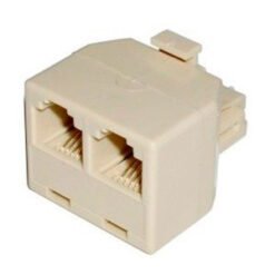 Ficha TE adapta 2H RJ11 a 1M RJ11 4p