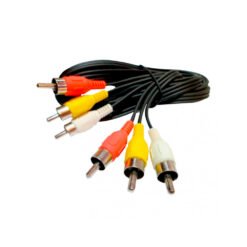 cable armado audio 3M RCA a 3M RCA 1.8m 4c