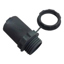 Conector luz M 25mm PVC C/tuerca NEG