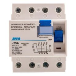 Disyuntor diferenc 4x 63A 30mA 4M