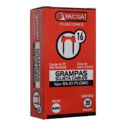 Grapa p-cable bajo plomo 16mm BLA