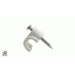Grapa p-cable redon 15mmD PVC Nº15 BLA c-ac