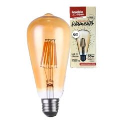 Lampara LEDs 6,0W BLC ST64 filam E27