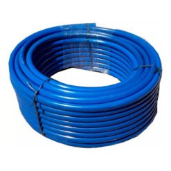 Caño luz PVC liso flex 1" AZU pesado K6