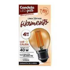 Lampara LEDs 4,0W BLC GOTA G45 filam E27