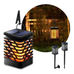Artef Farol LED AUTONOMO SOLAR Efecto Llama