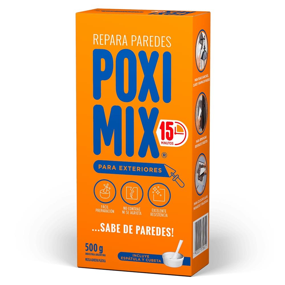 Masilla epoxi 0,5 kG exter p-preparar chico