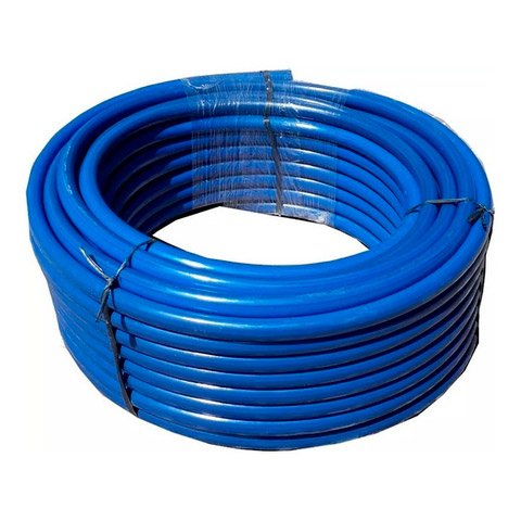 Caño luz PVC liso flex 5/8" AZU pesado K6